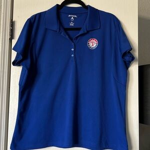 Women’s Antigua Texas Rangers polo shirt